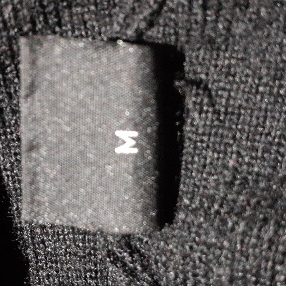 Lauren Vidal Paris Women's Wool Blend Knit Sweater Black Mock Neck Size Medium - Picture 8 of 8